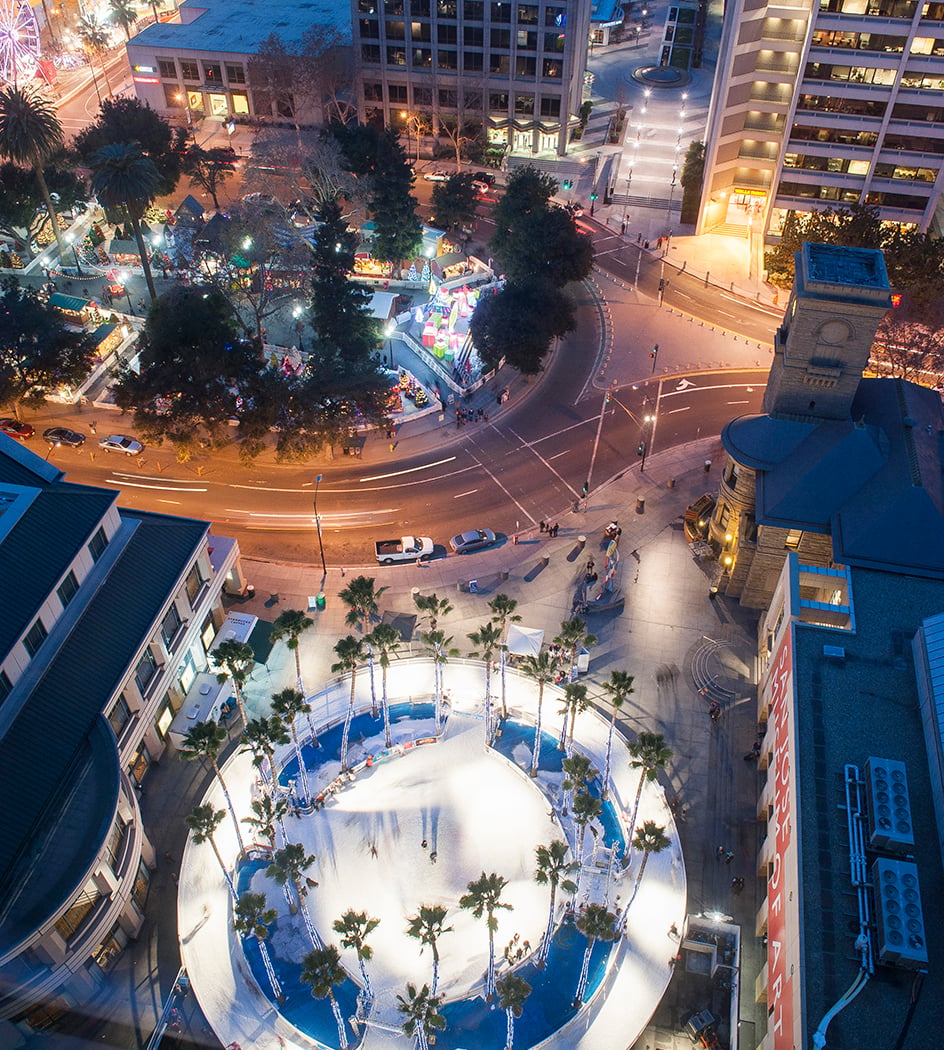 Skate Under the Palms at Downtown Ice 2